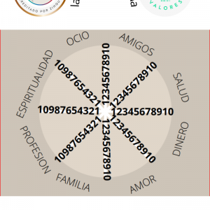 La rueda de la vida y los valores personales